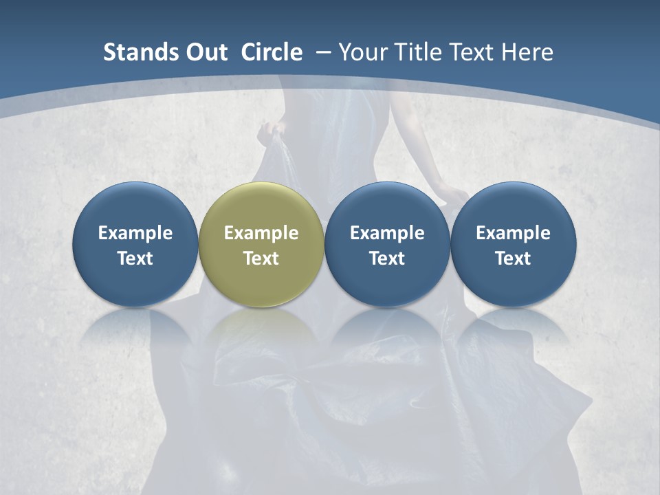 Dress Background Fabric PowerPoint Template