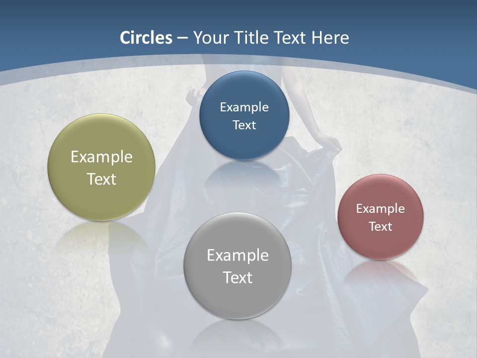 Dress Background Fabric PowerPoint Template