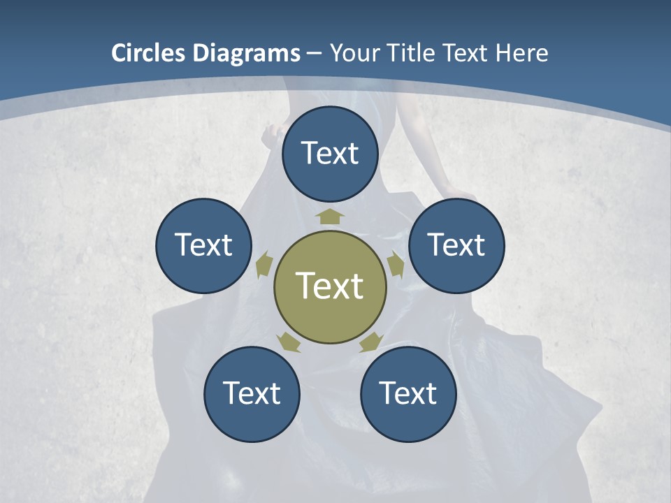 Dress Background Fabric PowerPoint Template