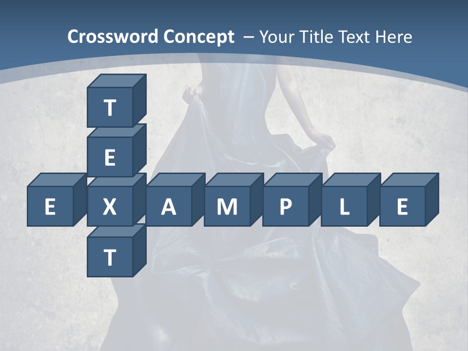 Dress Background Fabric PowerPoint Template