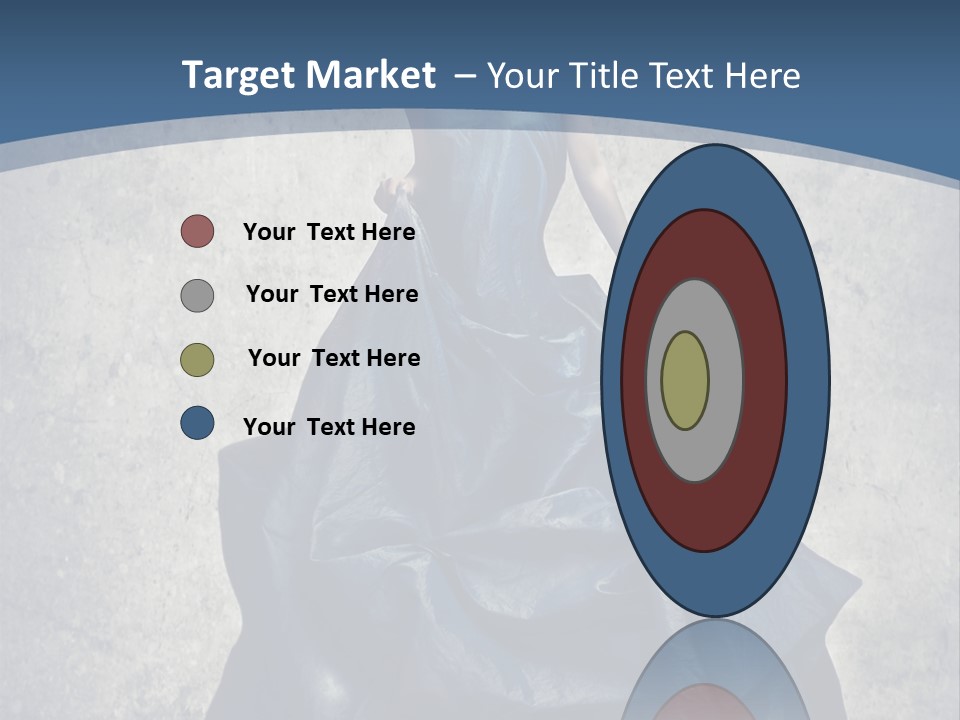 Dress Background Fabric PowerPoint Template