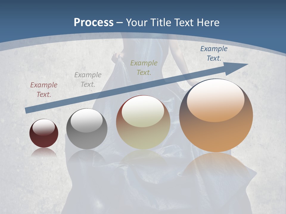 Dress Background Fabric PowerPoint Template