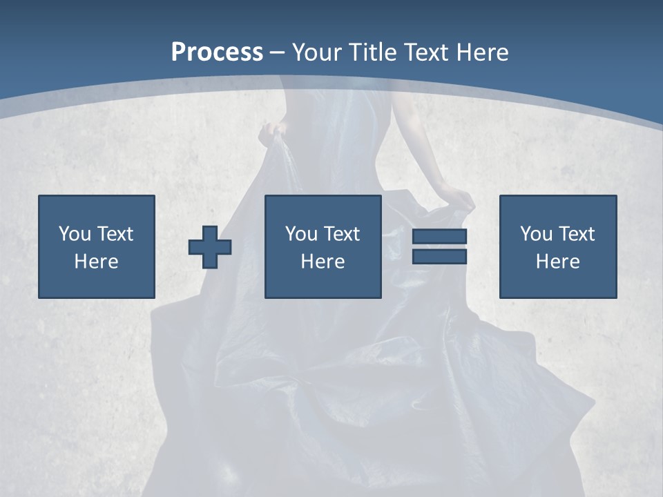 Dress Background Fabric PowerPoint Template