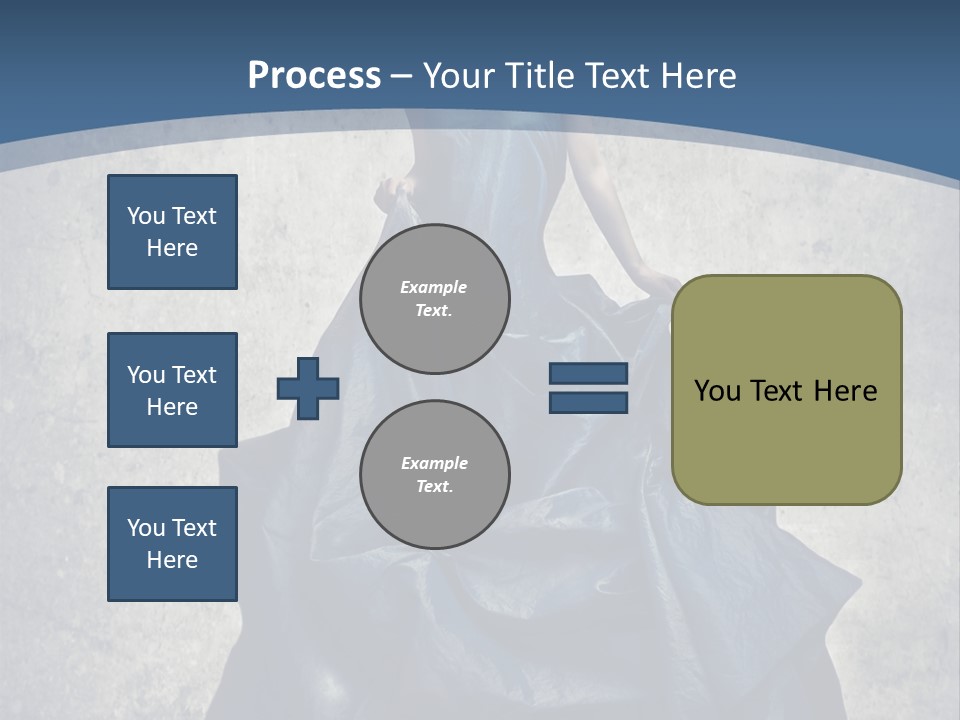 Dress Background Fabric PowerPoint Template