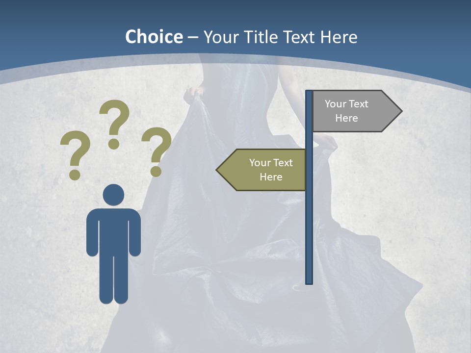 Dress Background Fabric PowerPoint Template