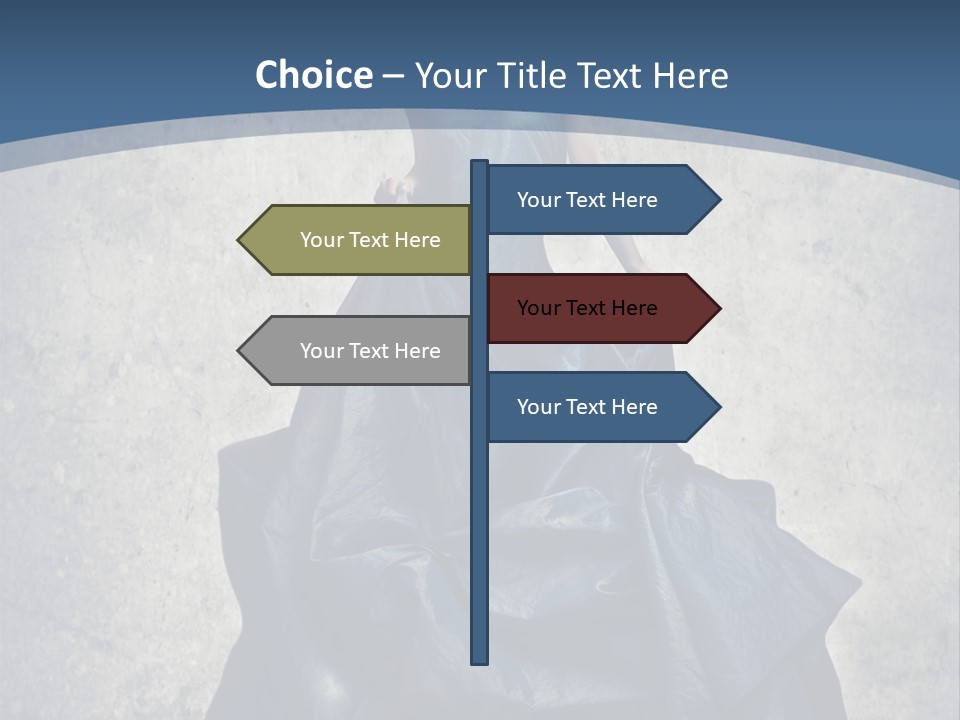 Dress Background Fabric PowerPoint Template