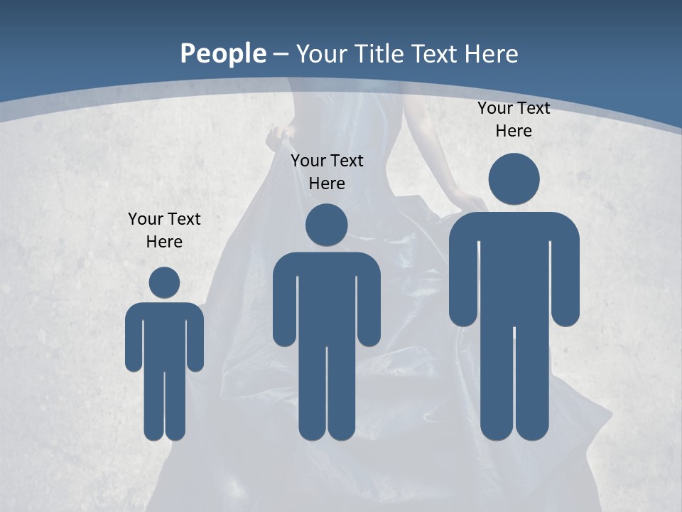 Dress Background Fabric PowerPoint Template