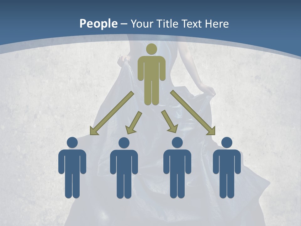 Dress Background Fabric PowerPoint Template