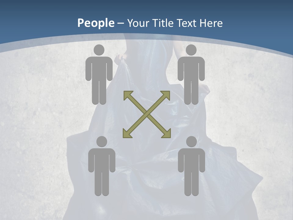 Dress Background Fabric PowerPoint Template