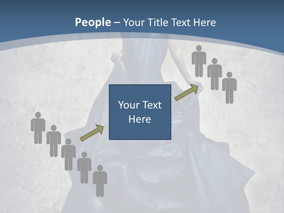 Dress Background Fabric PowerPoint Template