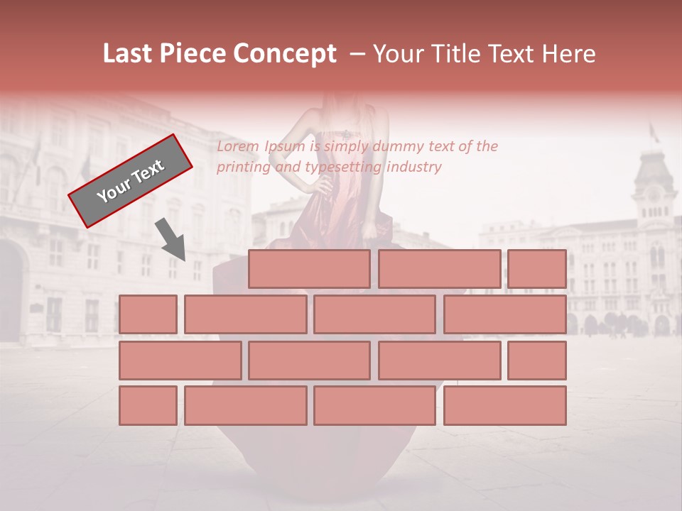 Beautiful Landscaped Outdoor PowerPoint Template
