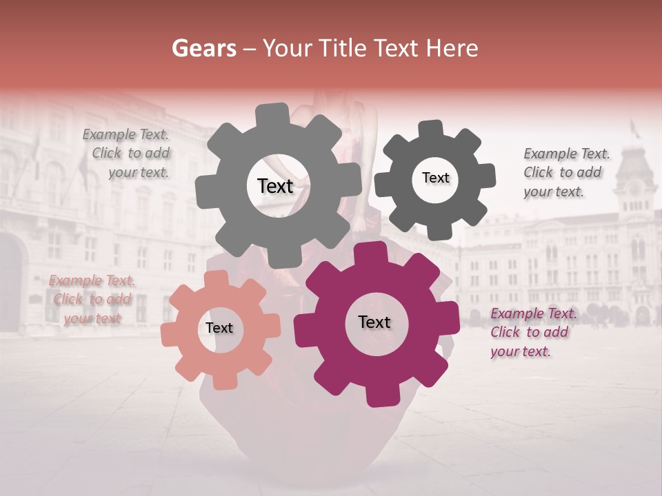 Beautiful Landscaped Outdoor PowerPoint Template