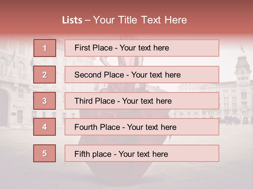 Beautiful Landscaped Outdoor PowerPoint Template