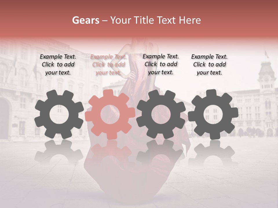 Beautiful Landscaped Outdoor PowerPoint Template