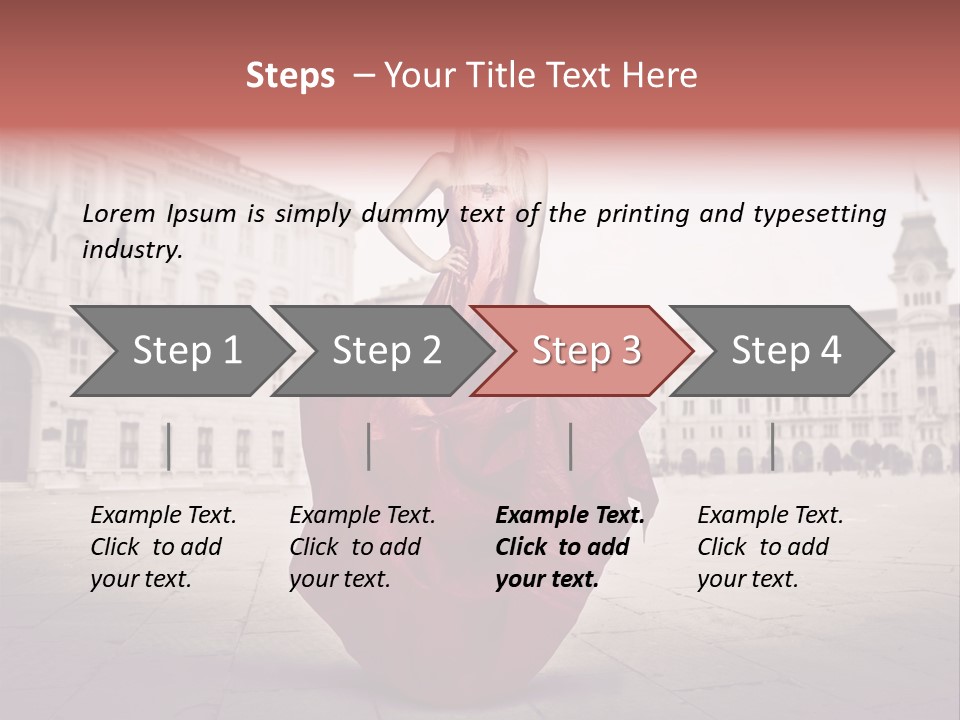 Beautiful Landscaped Outdoor PowerPoint Template