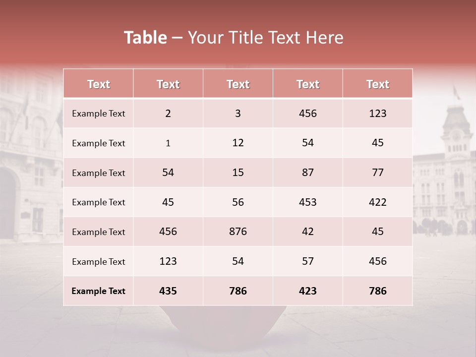 Beautiful Landscaped Outdoor PowerPoint Template