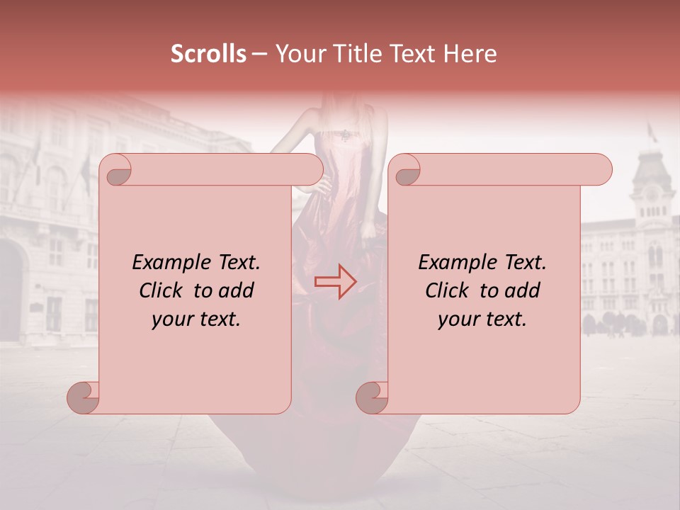 Beautiful Landscaped Outdoor PowerPoint Template