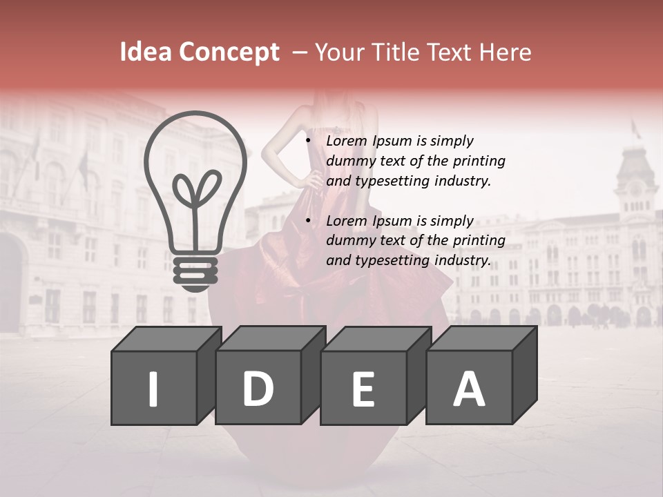 Beautiful Landscaped Outdoor PowerPoint Template