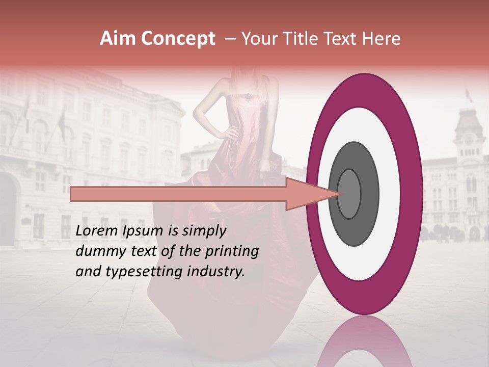 Beautiful Landscaped Outdoor PowerPoint Template