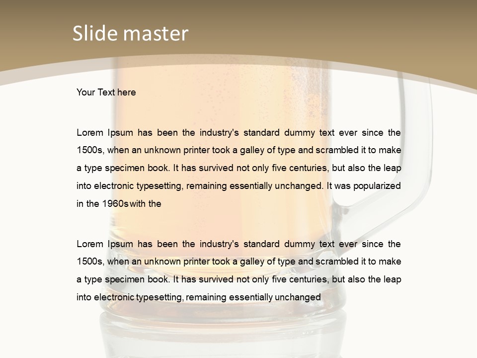 Quench Yellow Appetizing PowerPoint Template