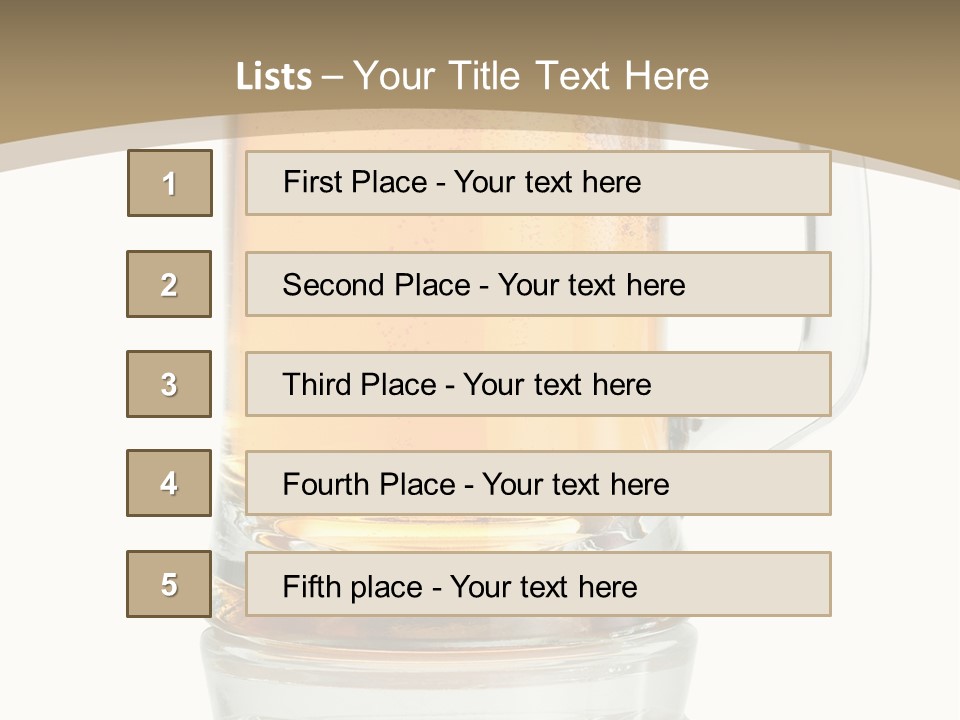 Quench Yellow Appetizing PowerPoint Template