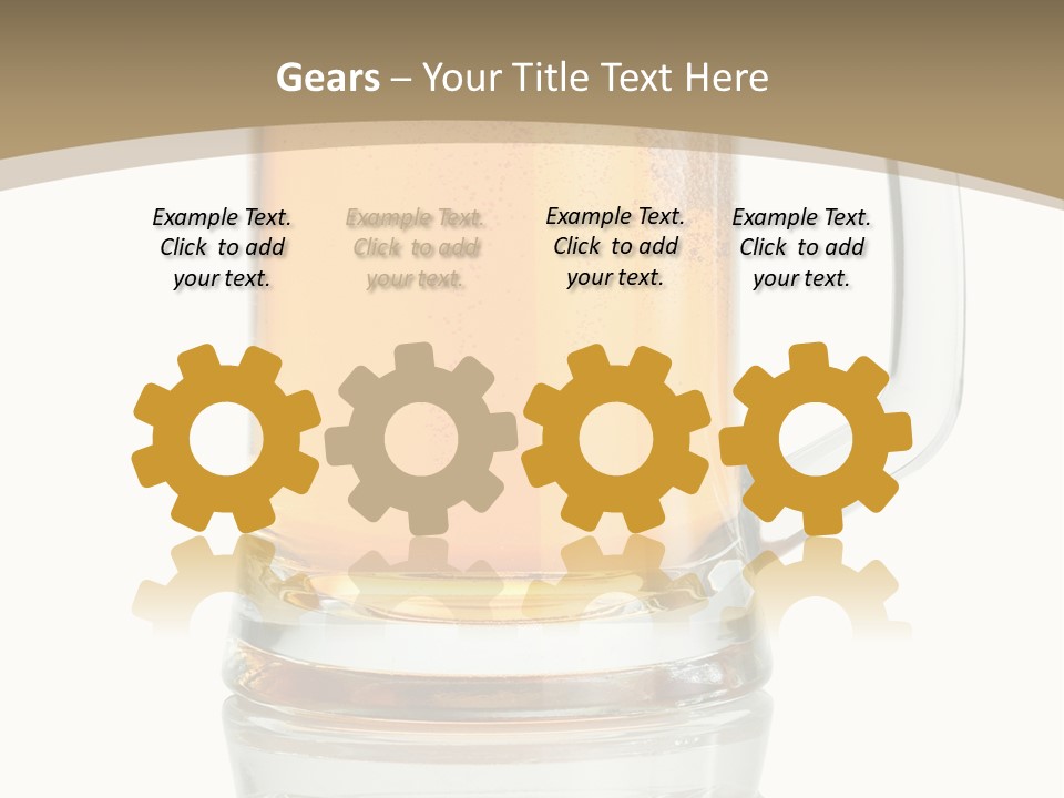 Quench Yellow Appetizing PowerPoint Template