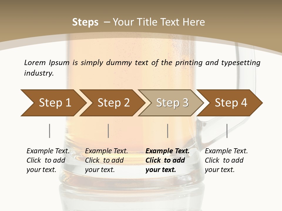 Quench Yellow Appetizing PowerPoint Template