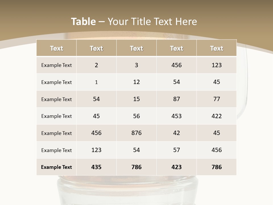 Quench Yellow Appetizing PowerPoint Template