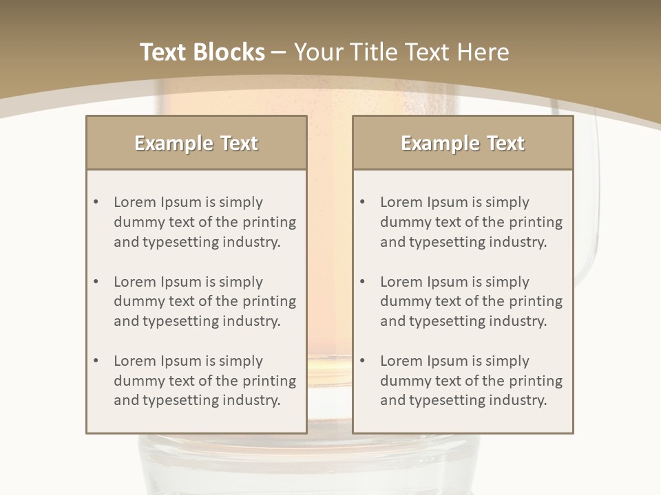 Quench Yellow Appetizing PowerPoint Template