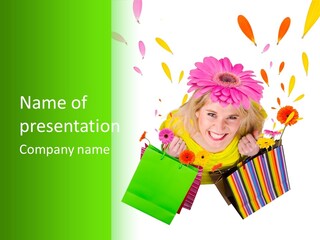 Blossom Smile Art PowerPoint Template