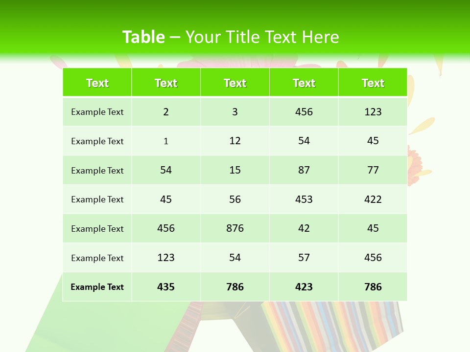 Blossom Smile Art PowerPoint Template