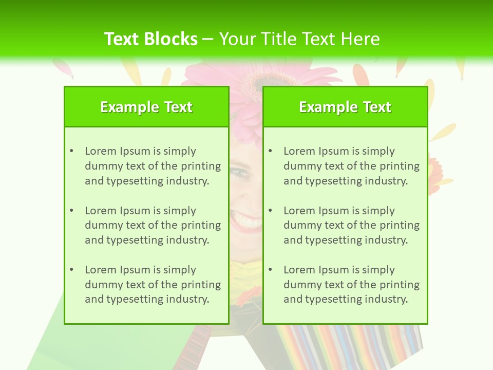 Blossom Smile Art PowerPoint Template