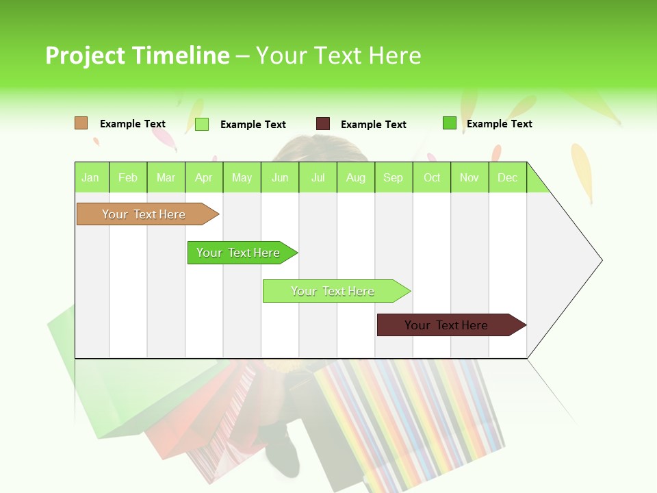 Shopping Pink Floral PowerPoint Template