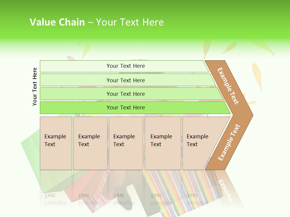 Shopping Pink Floral PowerPoint Template