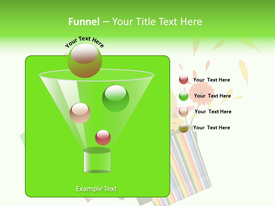 Shopping Pink Floral PowerPoint Template