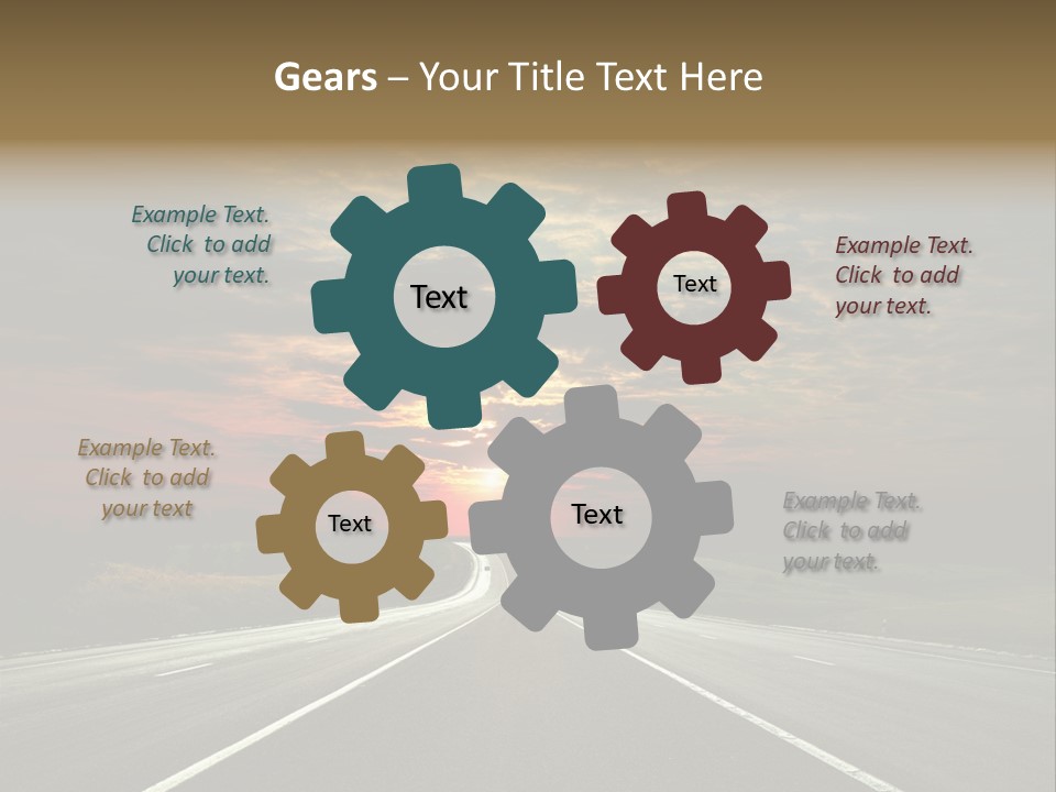 Sun Day Vanishing PowerPoint Template