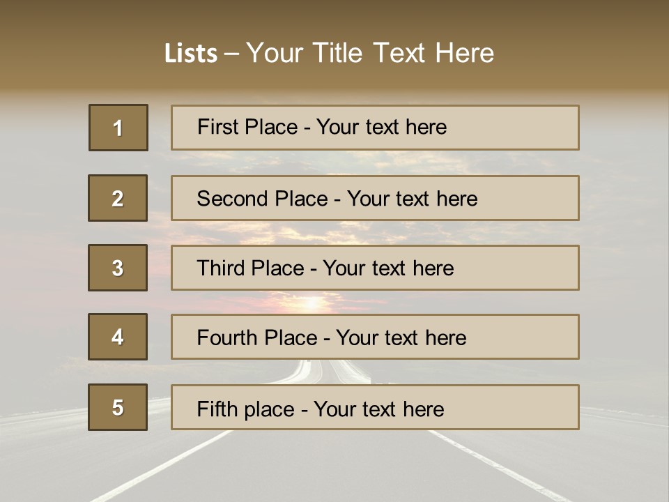 Sun Day Vanishing PowerPoint Template
