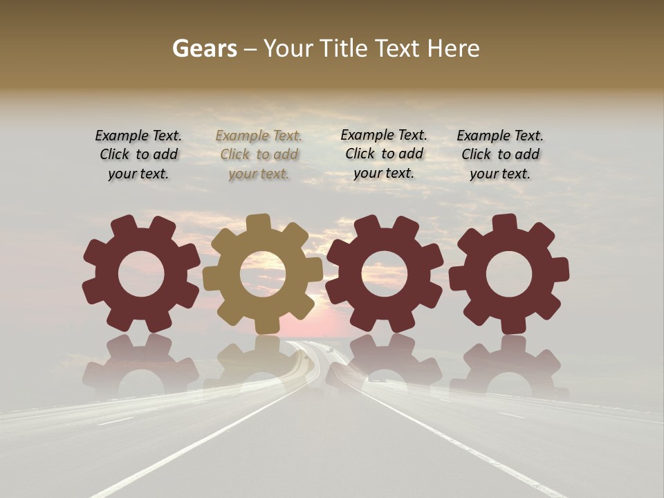 Sun Day Vanishing PowerPoint Template