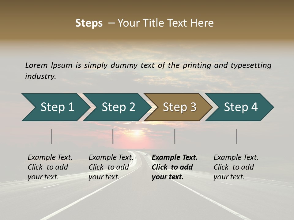 Sun Day Vanishing PowerPoint Template