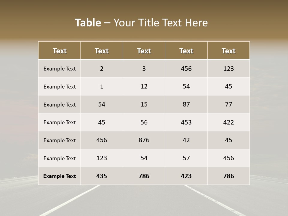 Sun Day Vanishing PowerPoint Template
