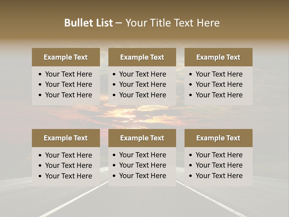 Sun Day Vanishing PowerPoint Template