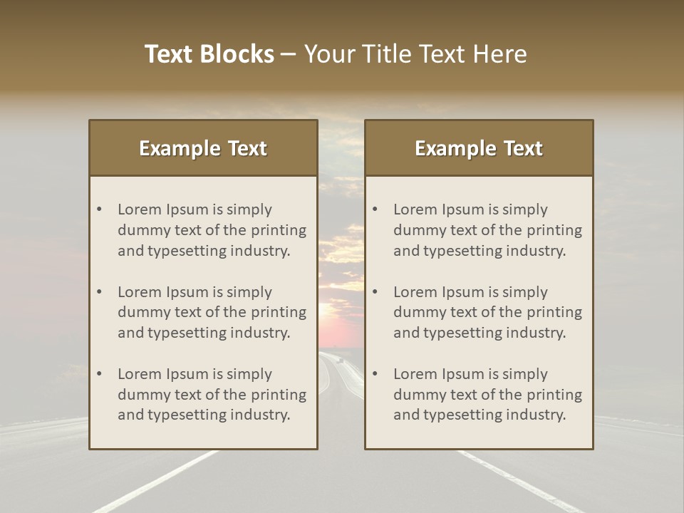 Sun Day Vanishing PowerPoint Template