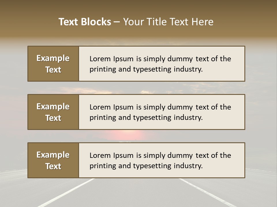 Sun Day Vanishing PowerPoint Template