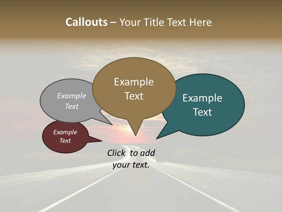 Sun Day Vanishing PowerPoint Template