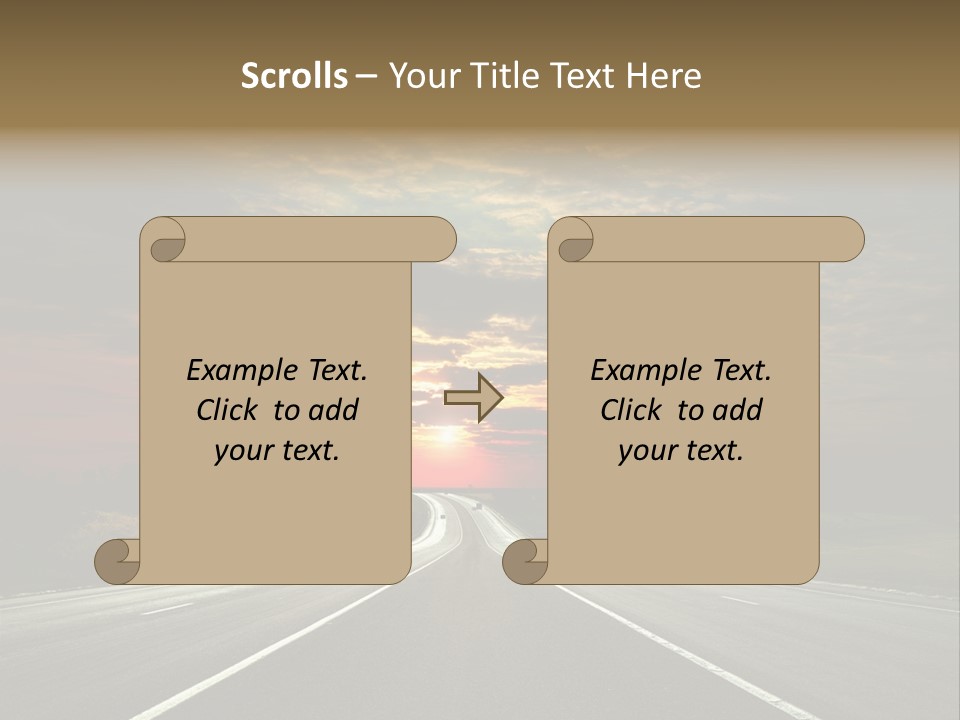 Sun Day Vanishing PowerPoint Template
