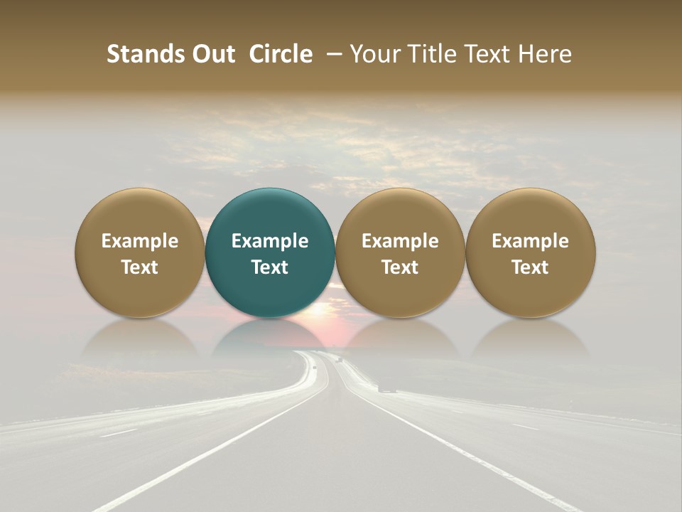 Sun Day Vanishing PowerPoint Template