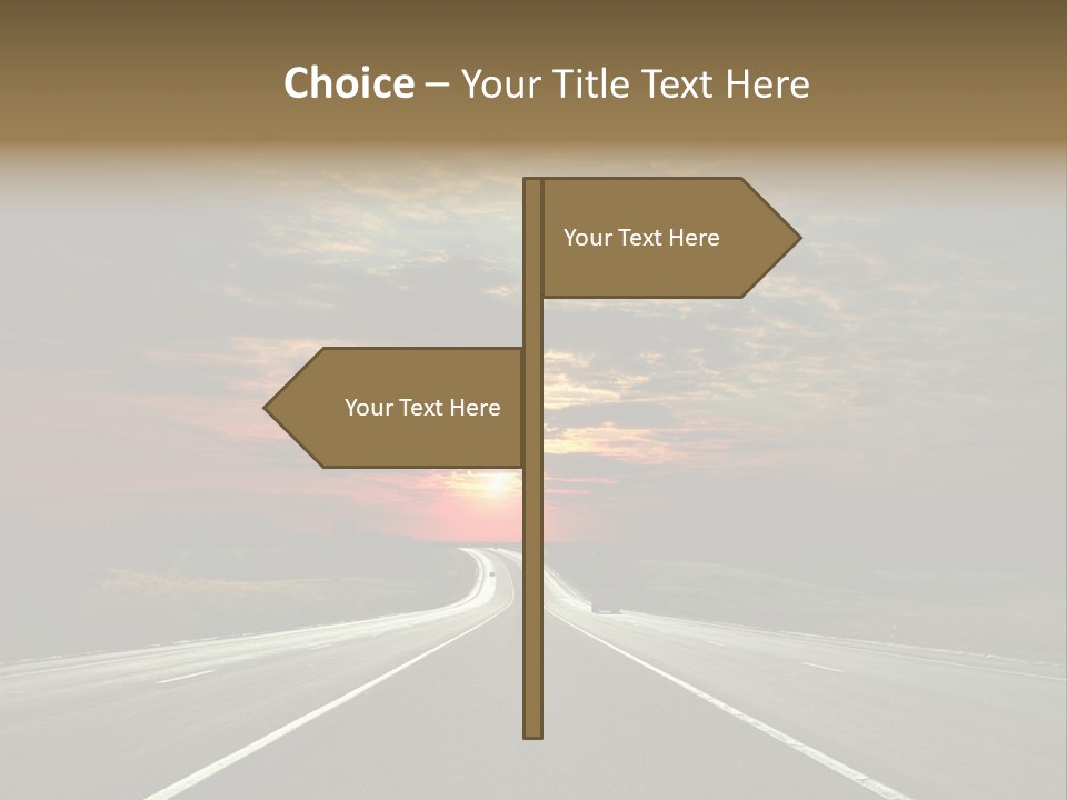 Sun Day Vanishing PowerPoint Template