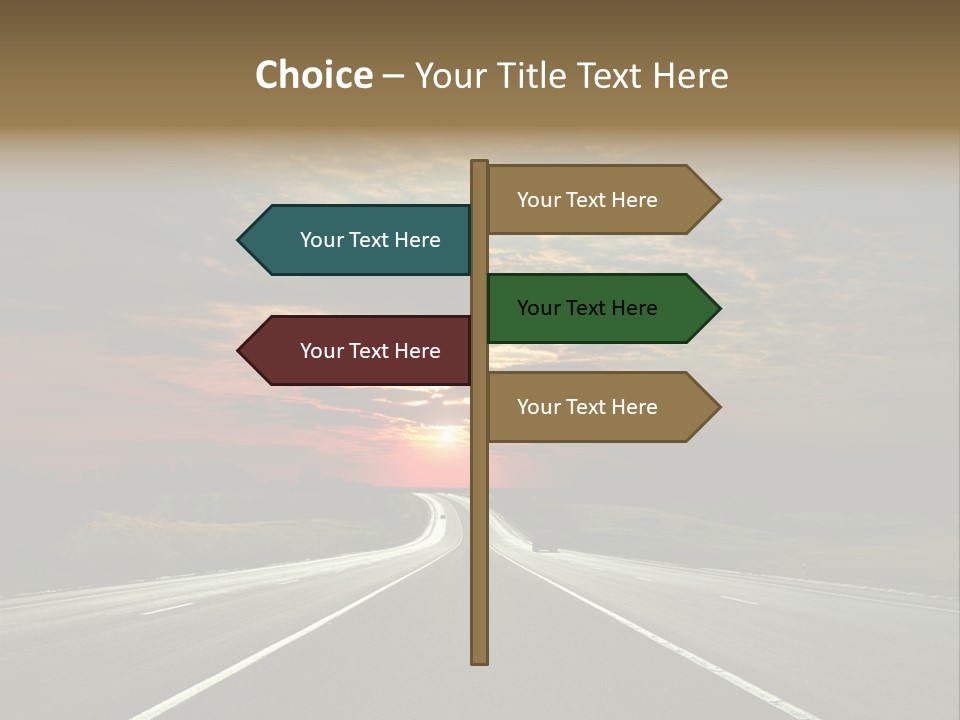 Sun Day Vanishing PowerPoint Template