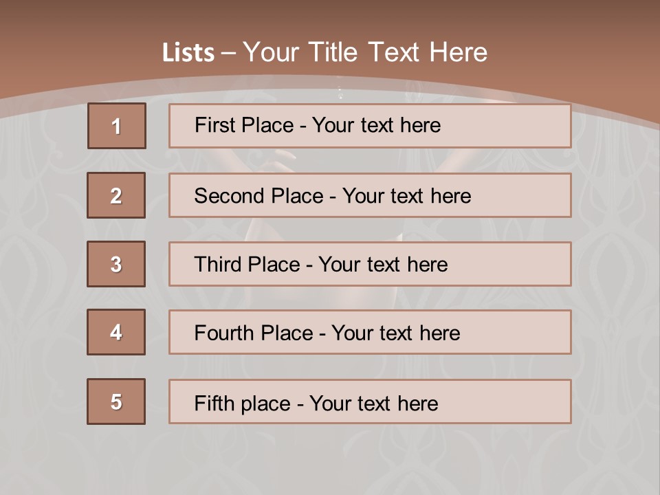 Slim Beauty Darkness PowerPoint Template