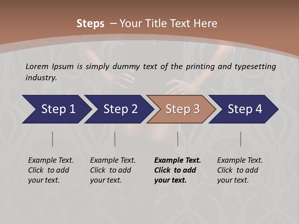 Slim Beauty Darkness PowerPoint Template